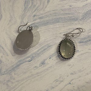 Prehnite Earring, Prehnite jewelry, Dangle earrings, Boho earrings, Gift for her, Handmade earrings, Prehnite gemstone earrings, Christmas