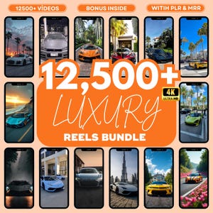 12,500+ Viral Luxury Hotel & Resort Reels | Rich Lifestyle Videos | Instagram, TikTok, YouTube Content | Digital Marketing | MRR | PLR
