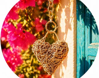 Mother’s Day Gift Rustic Woven Heart Decor