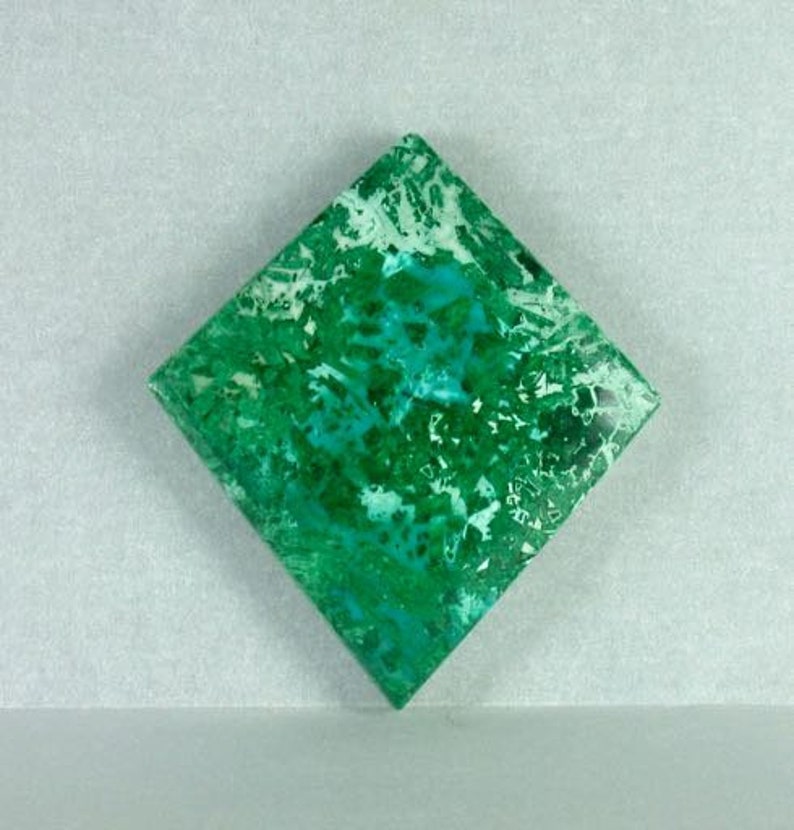 Chrysocolla Freeform Cabochon from the Inspiration Mine in Arizona 30x34x4mm