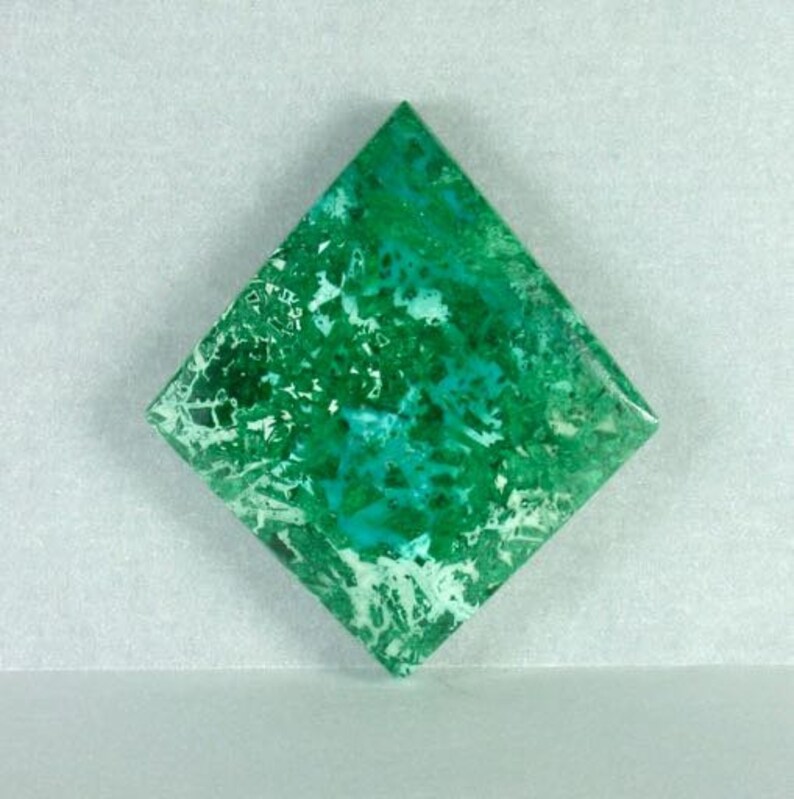 Chrysocolla Freeform Cabochon from the Inspiration Mine in Arizona 30x34x4mm