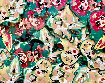 Pyra and Mythra Stickers