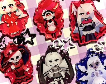 Hazbin Acrylic Charms