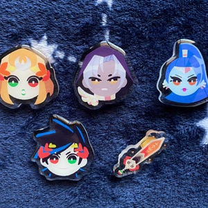 Hades Acrylic Pins