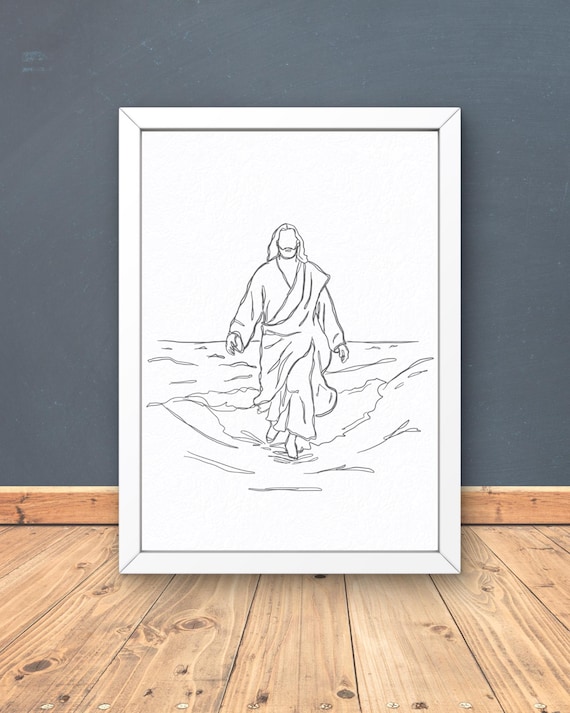 c lip art jesus walking on water the Sea of Galilee Jesus Walks On Water PNG