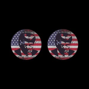 Set of 2 Trump 47 Stickers | Make America Great Again 2025 | MAGA Decals 3&quot; | Glossy Pro-Trump Vinyl Stickers