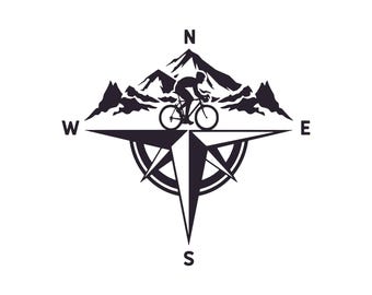 MTB Mountain Bike png Clipart | Gravel Road Bike png | Cricut Cut Files | Mountain Bike SVG | Silhouette Cameo | Biking PNG Bundle