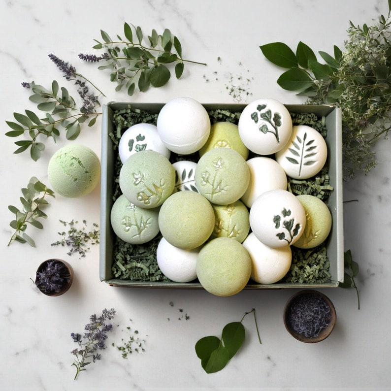 green bath bombs