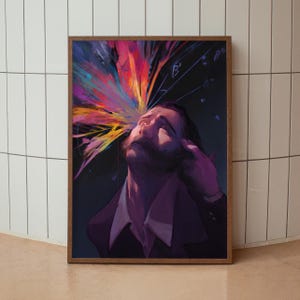 Póster del juego Disco Elysium, póster de juegos, regalos de juegos, decoración de juegos, póster de Harry Du Bois, impresión de Disco Elysium, arte de pared de Disco Elysium