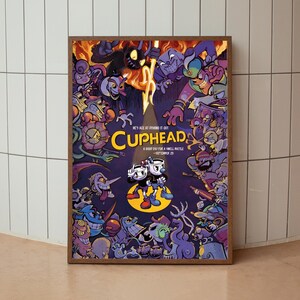 カップヘッド 12x18 ポスタープリント - Etsy 日本