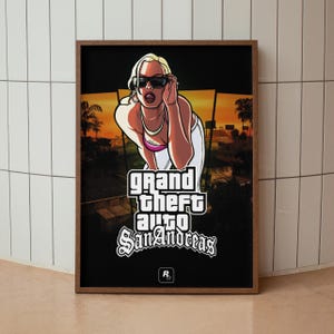 希少　グランド セフト オート　Grand Theft Auto　販促ポスター 希少グランド セフト オートGrand Theft Auto販促ポスター