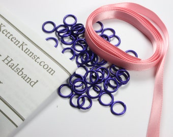 DIY-Set Halsband Lilablau-Rosa/ Bastelset