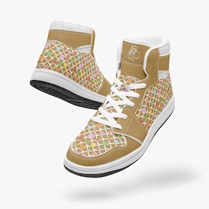 GingerBRED AJ1 High-Top Leder Sneakers