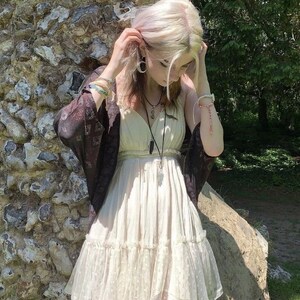 Fairy Grunge Ruffled Mini Dress