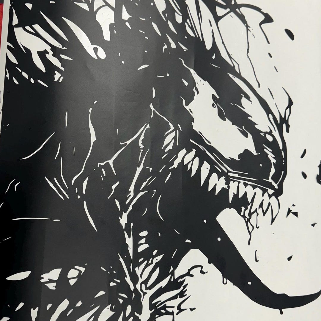 Venom Inspired Car Decal | Monster Vinyl Sticker | Symbiote Window ...