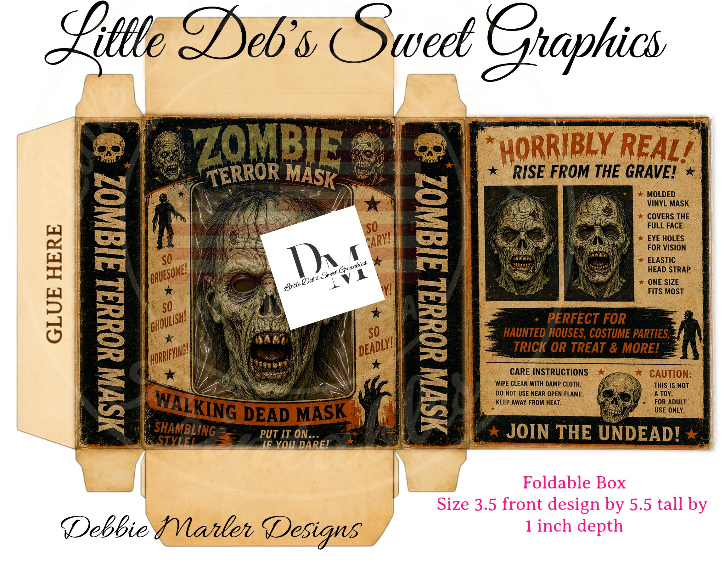 Walking Dead Zombie Mask - Etsy