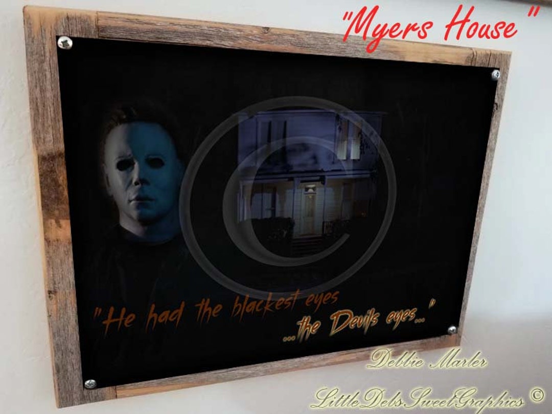 Myers House Boogeyman Halloween Sign Rustic Farmhouse Etsy