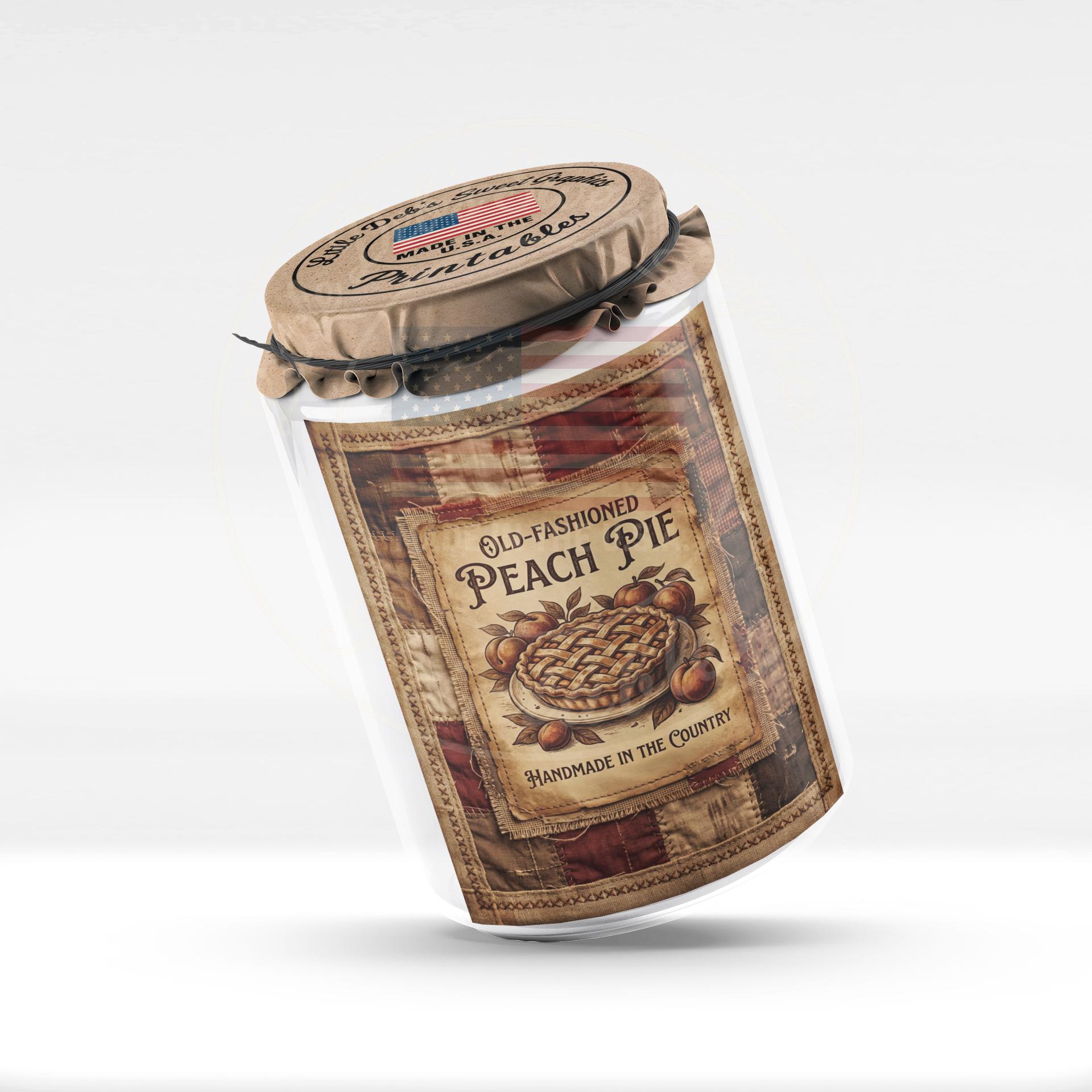 Primitive Farmhouse Kitchen Pantry Pie Labels - Bakers Cooking Pantry ...