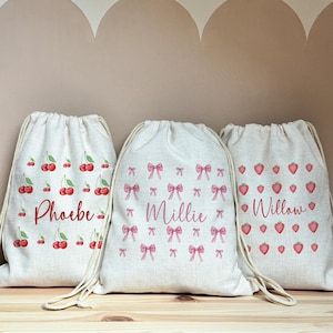 Bolsa con cordón personalizada, mochila escolar para niños, bolsa de gimnasio personalizada, regreso a la escuela, bolsa con cordón para niños, bolsa de educación física para niñas, bolsa de natación, lazo,