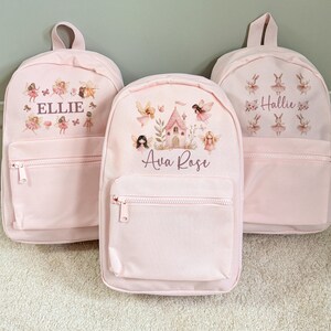 Personalised Girls BackPack,  Kids School Bag,  Personalised Rucksack, Back to School, Children's Bags, Backpacks, Pram Bags