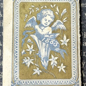 Victorian Miniature Advertising Calendar Booklet Colgate Perfume NYC 1883
