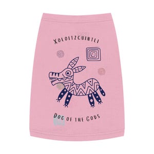 Xoloitzcuintli Dog Tank Top, Cartoon Line Drawing Dog Shirt for Dog Lovers, Pet Tank, Sleeveless Puppy Tee, Xoloitzcuintli Dog Gift, Dog Mom