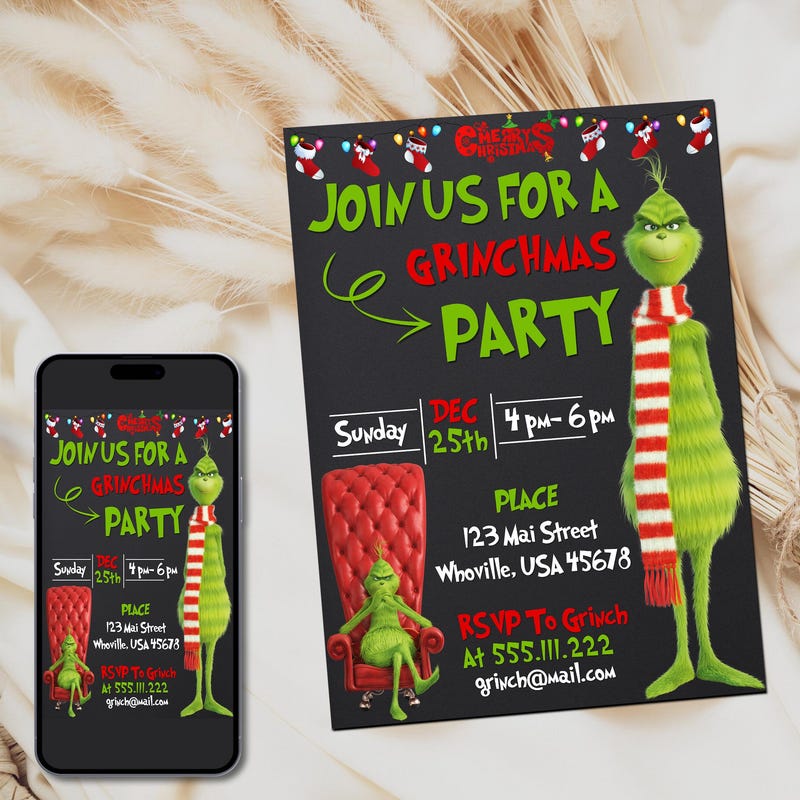 Grinch Party - Etsy