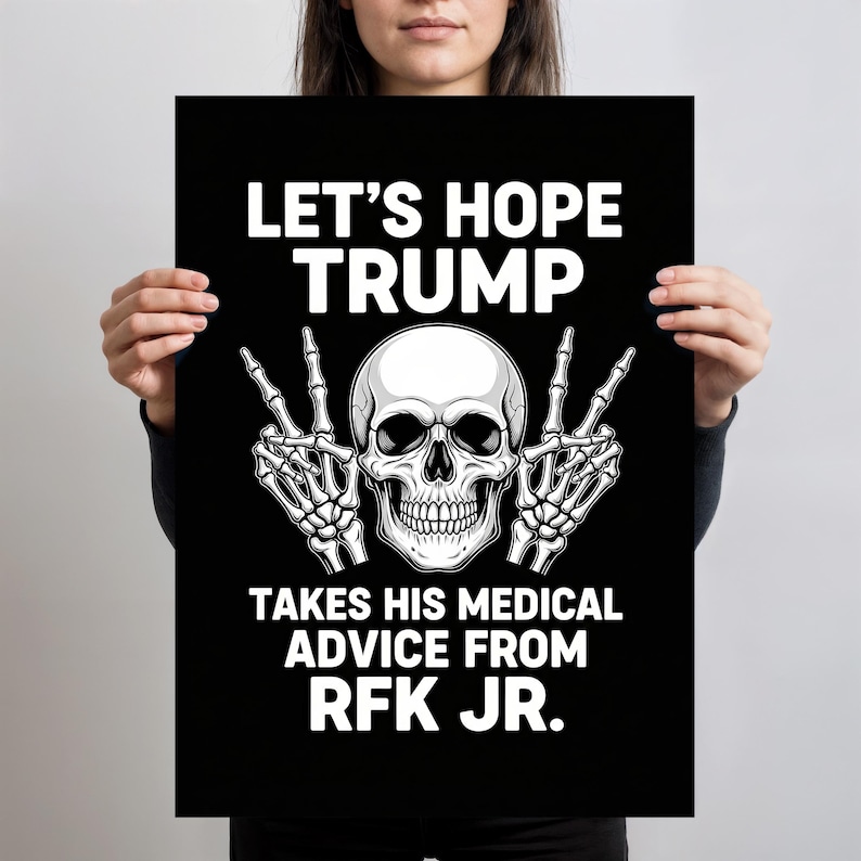Anti Rfk Jr. Signs No Kings Protest Sign Printable – Anti-trump Protest Poster for March ...