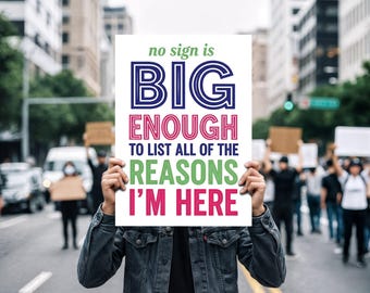 Printable Protest Sign Digital Download, Pro Democracy Protest Posters, No Kings Rally Protest Sign, Anti Trump Yard Signs, 2025 Rally Signs