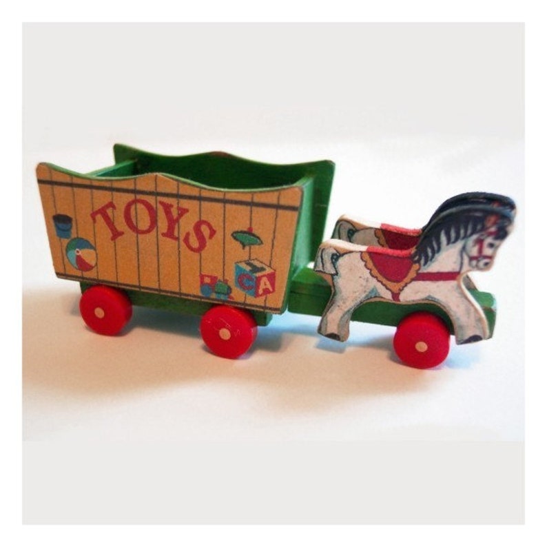 Dollhouse Miniature Horse Toy Box KIT Etsy