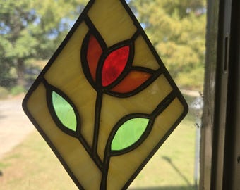 Diamond Tulip Suncatcher