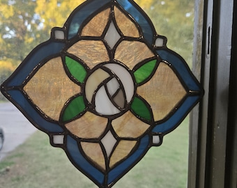 Diamond Rose Suncatcher