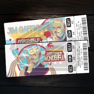 Druckbare Jim Gaffigan Tickets Alle sind wunderbar Tour | Personalisierte Live Comedy Show Geschenk offenbaren | Benutzerdefinierte Andenken | Sofort Download