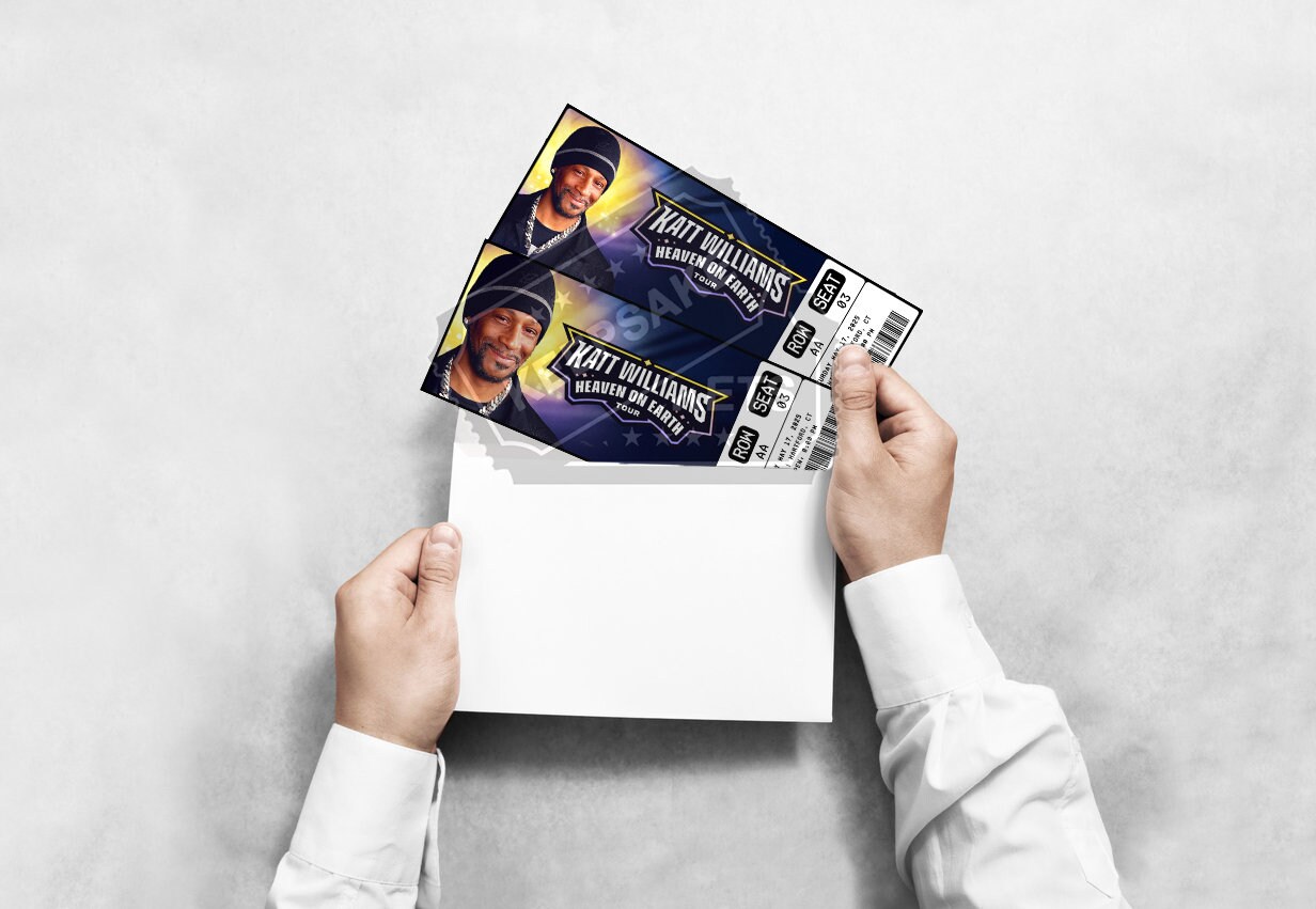 Printable Katt Williams Ticket Heaven on Earth Tour 2025
