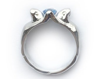 DELUXE Otters Holding Hands Ring