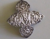 1680-1750 Silver Adornment or Buckle 17th Century