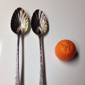 1776 and 1780 Hester Bateman George III Basting Spoon Pair  in Gilded Sterling Silver English