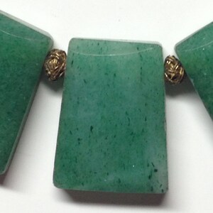 Antique Aventurine Beads for Necklace - For Restringing