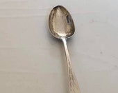 1771-1775 American Dove with Sprig in Beak 39 Bird Back 39 Coin Silver Tablespoon (Philadelphia) by John Carnan