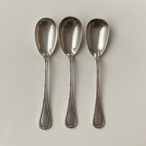 Sterling Silver Emile Puiforcat Duplessis French Egg Spoon