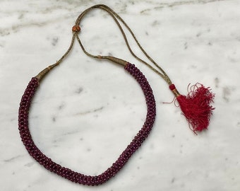 Indian Red Garnet Necklace