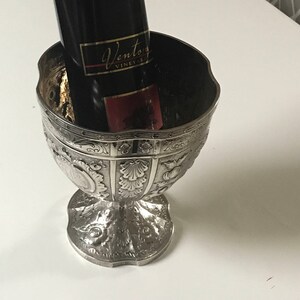 Monumental Philadelphia 1855-1860 Bailey & Co Coin Silver Chalice Form Wine Cooler or Vase (515 grams)