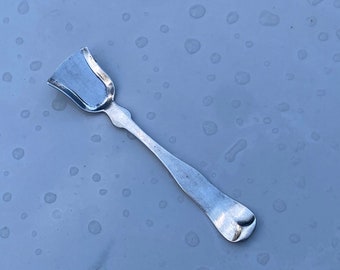 1850 Salt Shovel Spoon by Palmer & Bachelder's Boston, MA Coin Silver