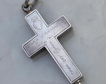 アンティークフランス製黒檀製十字架：聖職者用胸十字架 - Etsy 日本