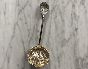 1861 Sterling Silver Gorham Grecian Sugar Sifter Spoon (59 g)