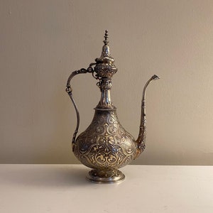 c. 1862 Jean-Baptiste Claude Odiot Sterling Silver Coffee Pot - Paris (1000 grams) with Noble Ducal Cypher