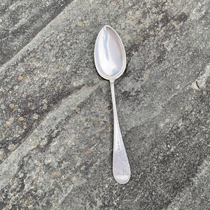 Cuillère à soupe en Argent Sterling 830 par Just Andersen (1884 - 1943) du Danemark (7,75&quot;)