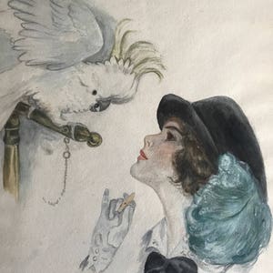 1913 Harrison Fisher Original Watercolor