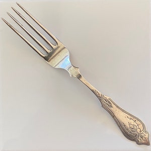 1869-1885 Duhme & Co. Moneta Forchetta da cena in argento Modello n. 1