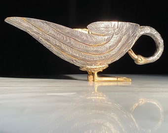 TANE Mexico Sterling Silver Tastevins - Gilt Interior, 1955-1970s